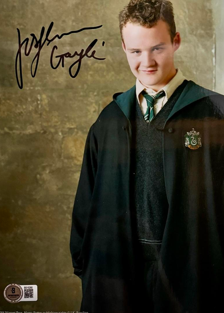 Josh Herdman Signed 8x10 Photo (Harry Potter) - Beckett COA